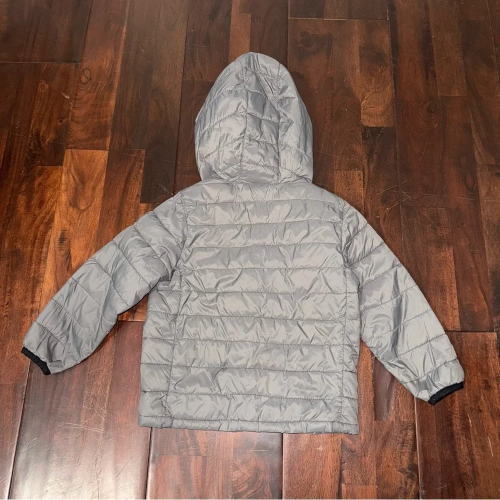 Baby Gap Primaloft Full Zip Hooded Jacket Size 4 Years Gray